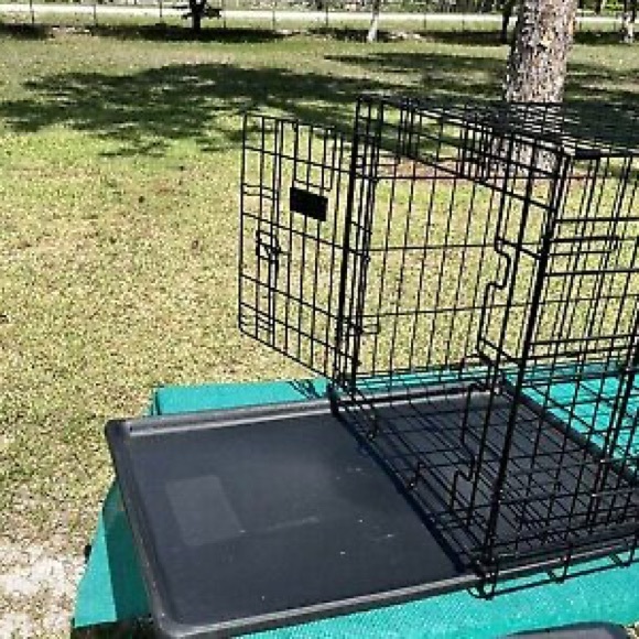 Kong Dog 3 Durable Dog Crate Kennel Folding Metal Pet Cage 2 Door
